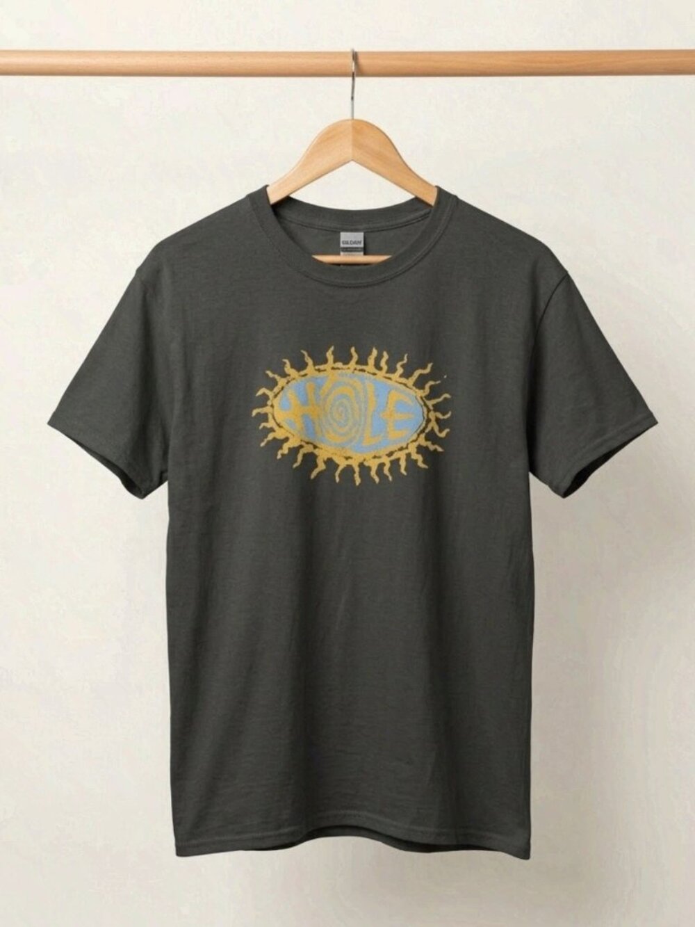 Sunburst "Hole" Graphic Tee Retro Band Tee Design Reprint